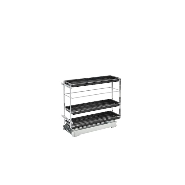 Rev-A-Shelf Steel, Black, 7.89 in W, 19.3 in H, 22.5 in L, Black 548-BC-8C - main
